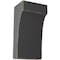 Ekena Millwork 5 1/4"W x 4"D x 10"H Clarksville Wood Vintage Decor Bracket, Black BKTWD05X04X10CVBL - alternate 1